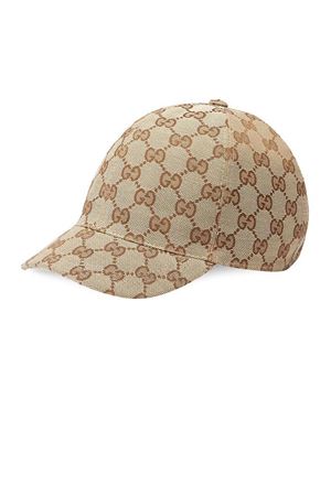 cappello in tela beige GUCCI KIDS | 4817743HC652140