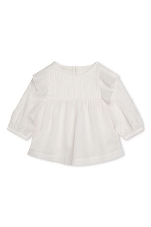 White organic cotton blouse CHLOE' KIDS | C05446117